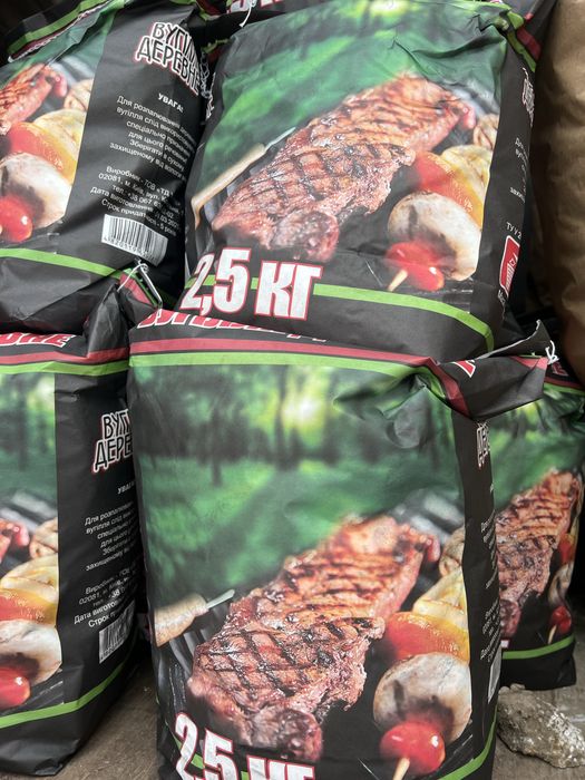 Деревне Вугілля Древесный уголь 2.5кг. 10кг.Вугілля для Мангала BBQ