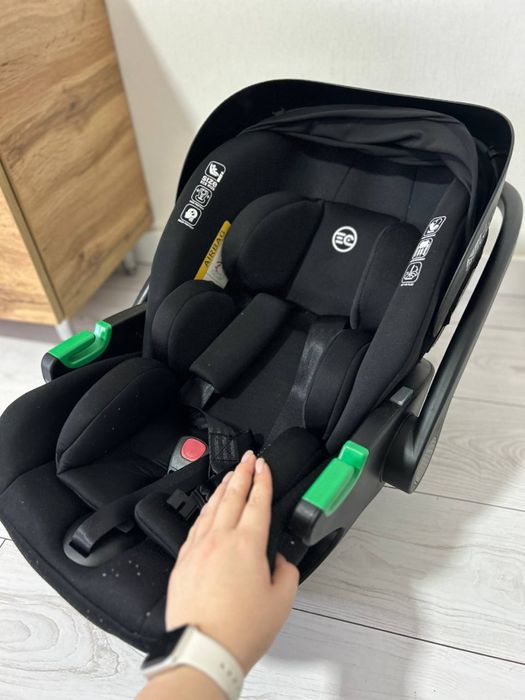 Автокрісло + 2 адаптери  El Camino i-FIX ME 1110 Moon Black