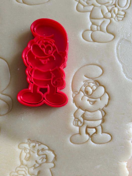 SMERFY Foremki wykrawacze do ciastek pierników modeliny