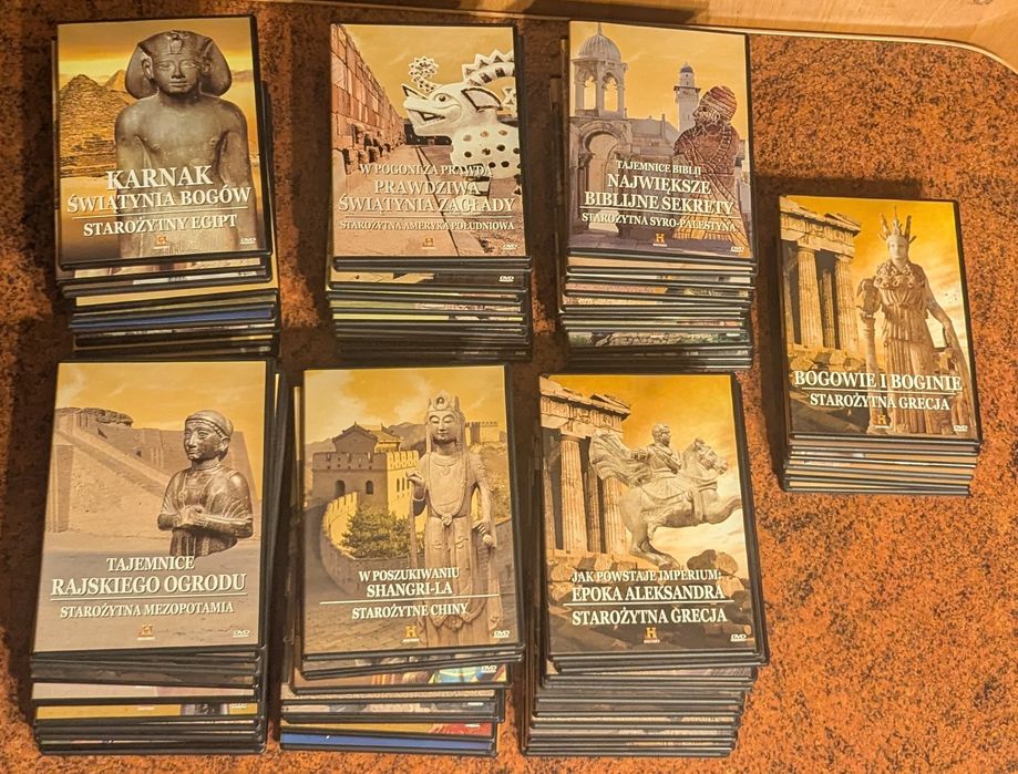 Tajemnice Starożytnych cywilizacji - 66 DVD (po 3zł)