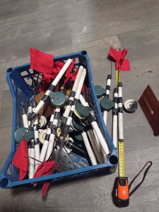 Жерлиці оснащені ящик  багор удочка