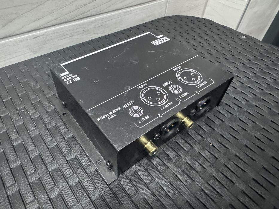 Rane BB22 balace buddy konwerter rca chinch do xlr pod ddj rb 400 i in
