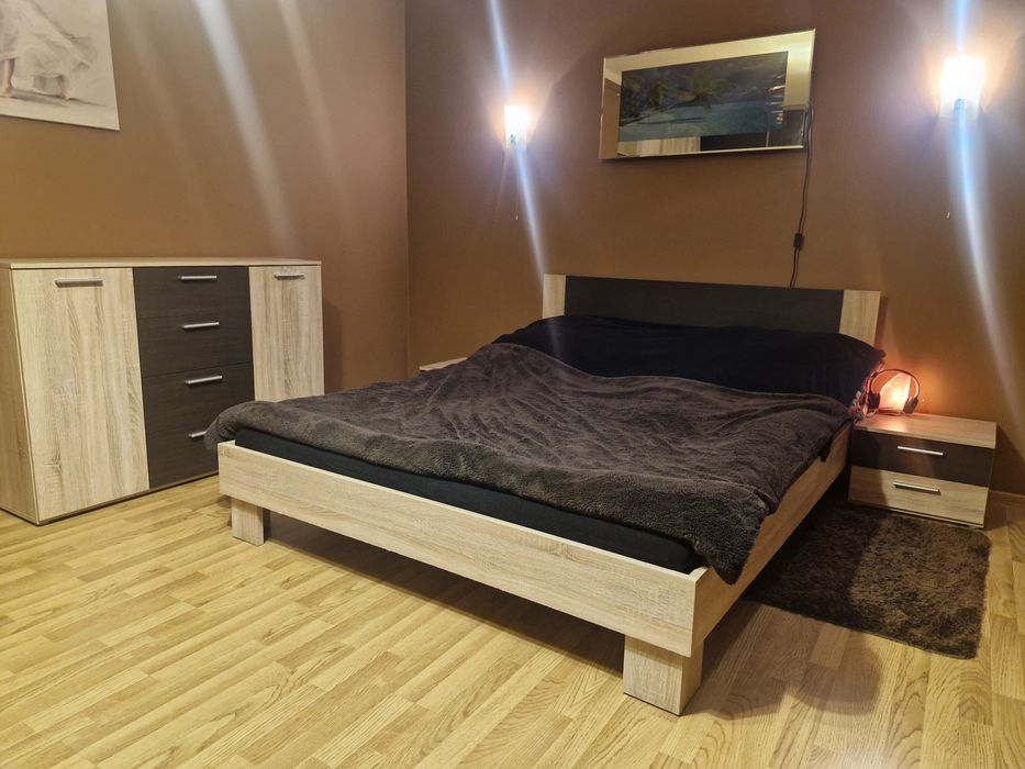 Meble do sypialni, łóżko,  komoda, szafki nocne