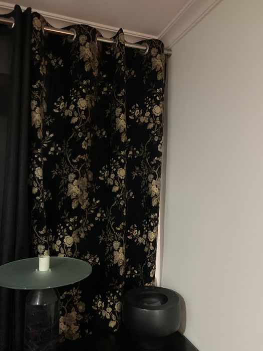 Colcha  / reposteiro- Gato preto