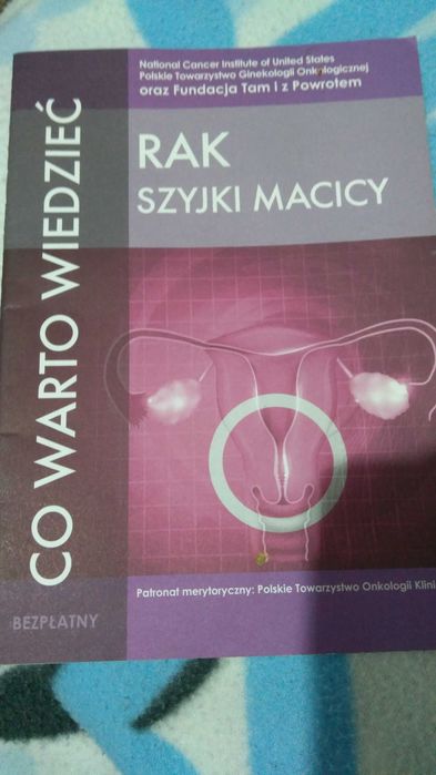 Zdrowie kobiety broszurka o raku szyjki macicy