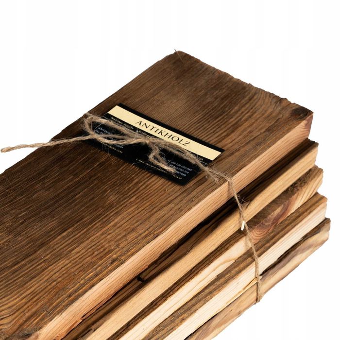 Deska Rustykalna na Ścianę | Stare Drewno Odrobaczone FSC | Łódź