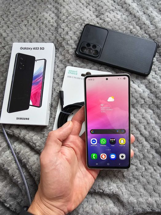 Samsung A53 5G telefon 128GB Android 15 Dual Sim 6.5"
