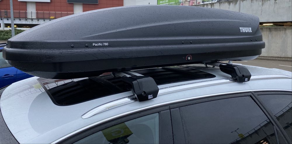 Box bagażnik dachowy wypożyczalnia wynajem Thule bagażnik rowerowy