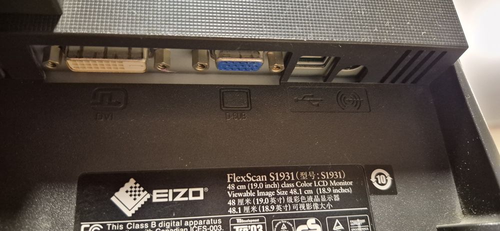 Monitor eizo FlexScan S1931 19 cali do fotografii oborotowy