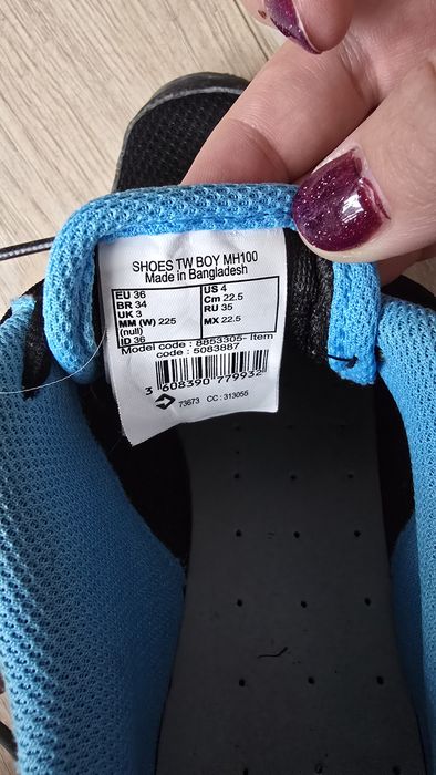 Buty trekkingowe Decathlon 36