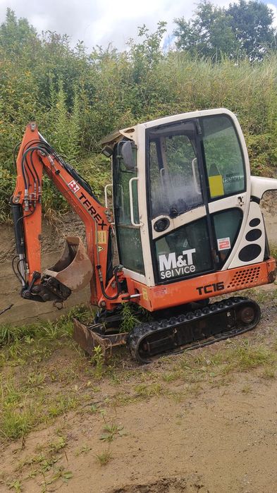 Bobcat Mini koparka Terex tc16 2011 rok 220 motogodzin