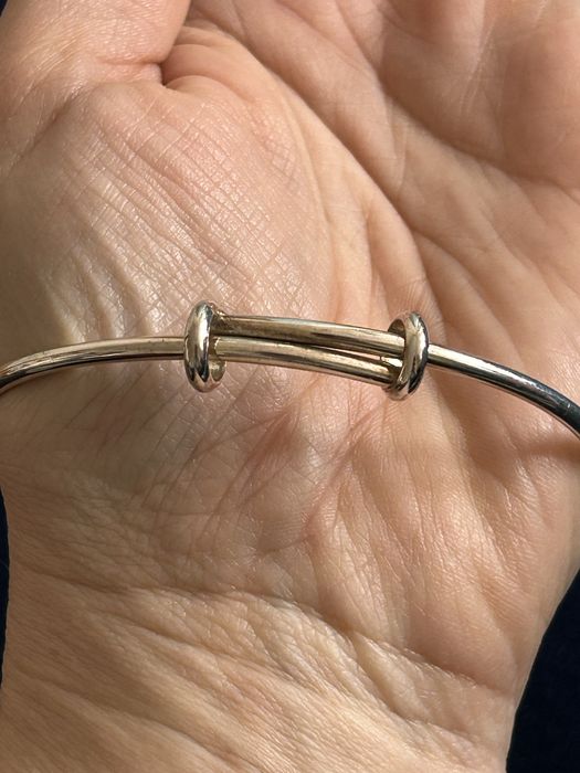 Piękna bransoletka posrebrzana