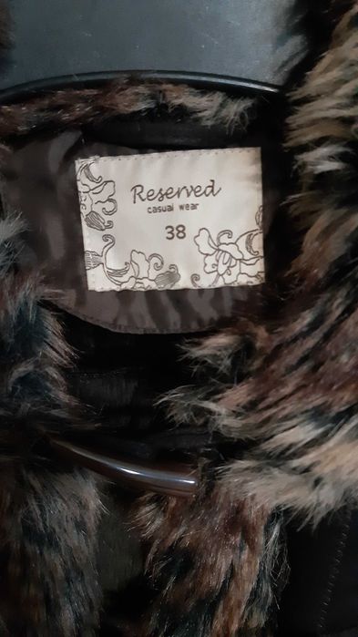 Kożuszek damski brąz Rezerved