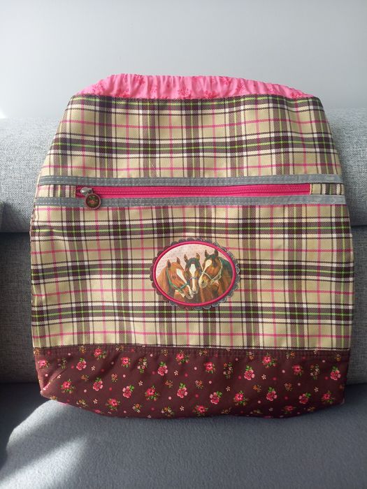 Worek sportowy z końmi, dla koniary