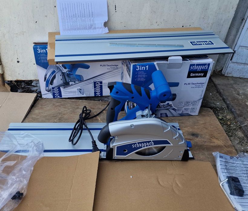 Дискова погружна пила 3в1  Scheppach PL55 1200Вт 160мм. (з Німеччини)