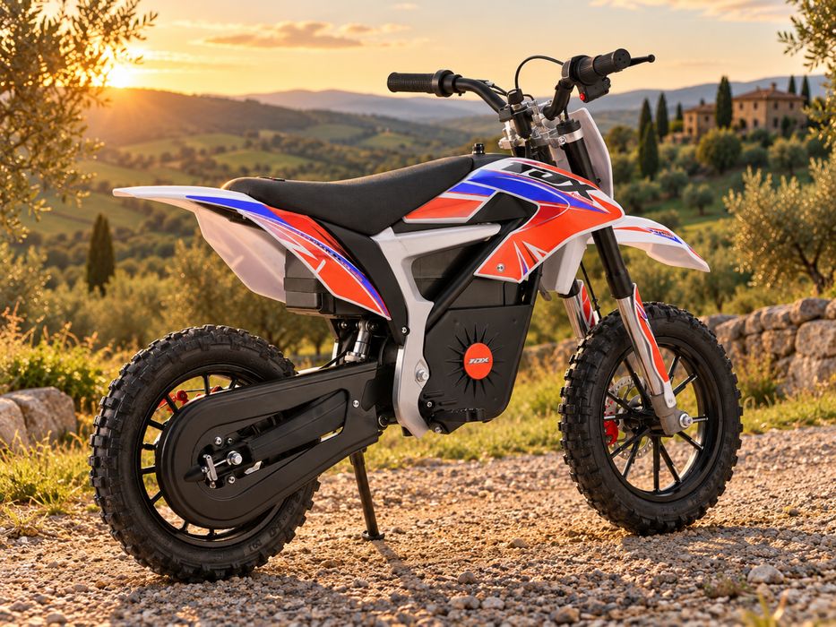 Pit bike criança (até 60kg)TOX MINI DIRT E-SAKER 500 W  - NOVA