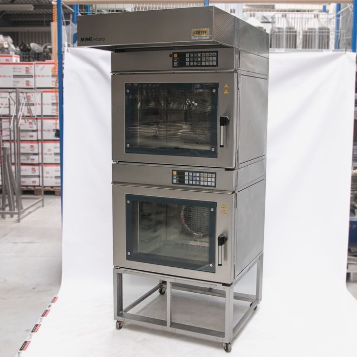 Piec konwekcyjno-parowy MIWE ECONO 6.0604 z okapem kondensacyjnym