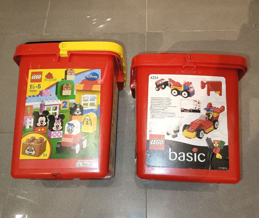 Caixas da Lego vazias