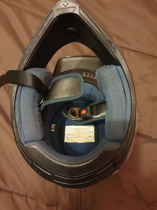 Capacete Arashi M 58motocross enduro e botas usadas 42