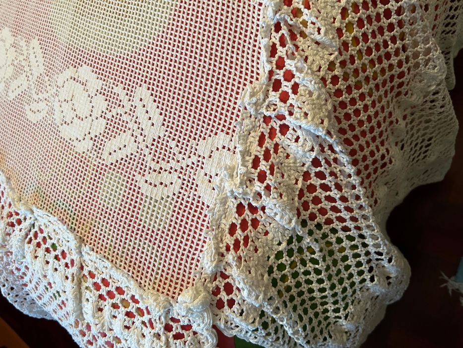 Colcha de renda antiga