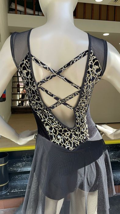 Fato patinagem artistica,altura 150-165