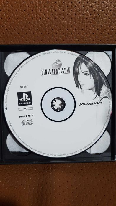Final Fantasy VIII 8 Black Label Playstation 1 PAL Jogo ps1 psx psone