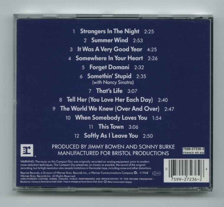 3 CD's - Frank Sinatra (1 duplo)