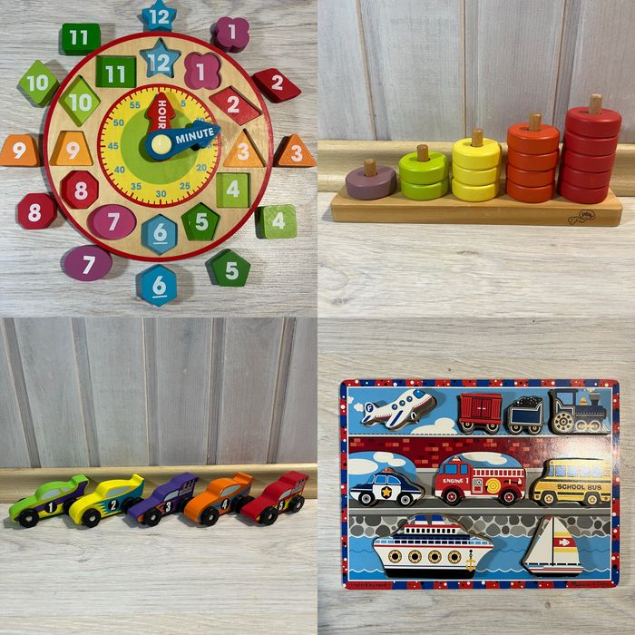 Розвиваючи іграшки melissa and doug hape djeco battat elc play doh