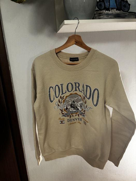 Bluza wzór beżowa rozmiar s