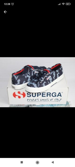 Кеды  фирменные superga