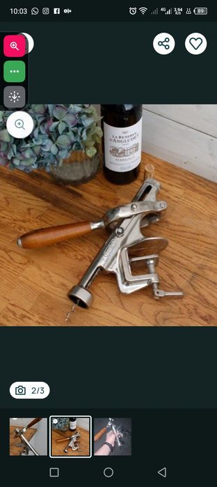 Saca rolhas automático