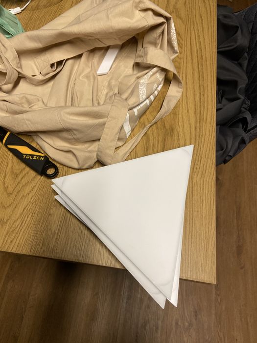 18 Paineis Nanoleaft Triangulos RGB, pouco usado