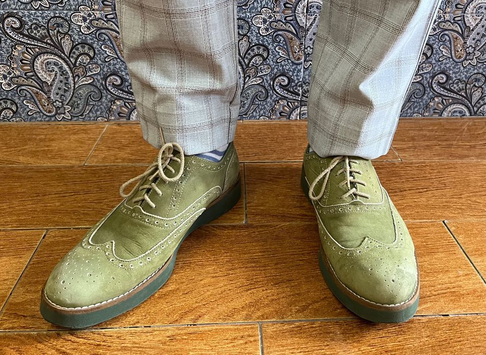 Чоловічі черевики/туфлі/оксфорди Valerio, нубук, 42р