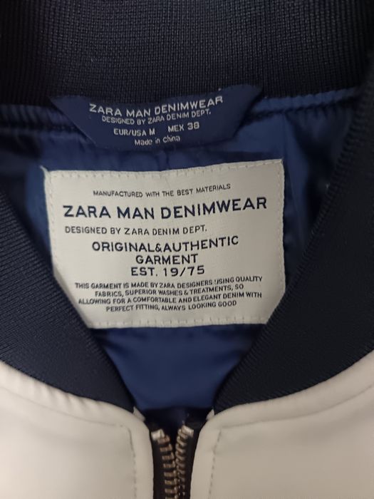 Casaco azul zara denimwear
