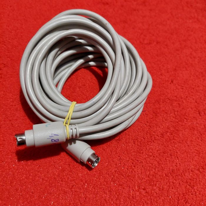 przewód PS/2 mini DIN 6-pin wtyczka męska/męska o długości 4.8 m