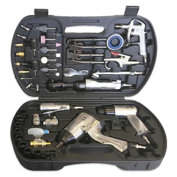 Kit Ferramentas Pneumática JBM Pistola impacto, martelo, roquete, mini