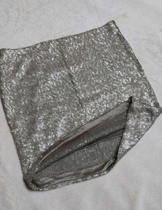Спідниця з паєтками /колір золото