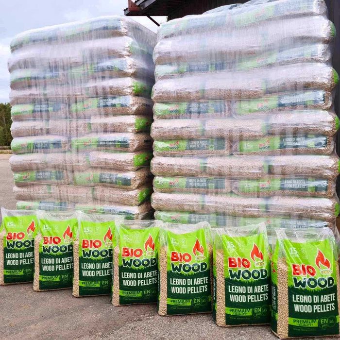 Pellet Drzewny 6mm, Certyfikat EN+A1, DIN+, Pellet Premium