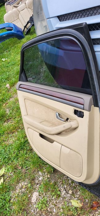 Drzwi Audi A 8  LC9Z Przód tył lewe Prawe szyba winda Zamek Klamka