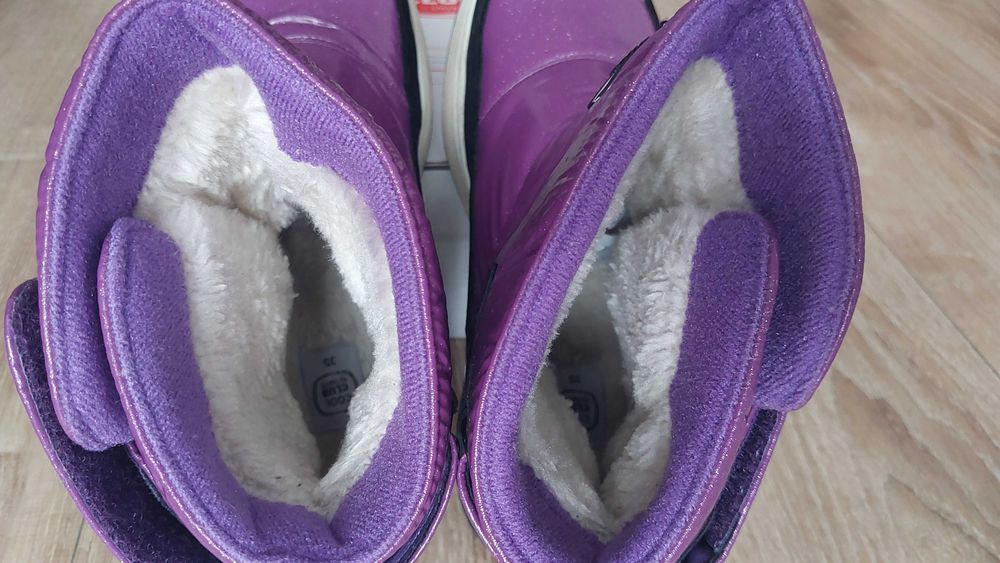Buty zimowe dziewczęce. Rozm 35. Stan bdb.