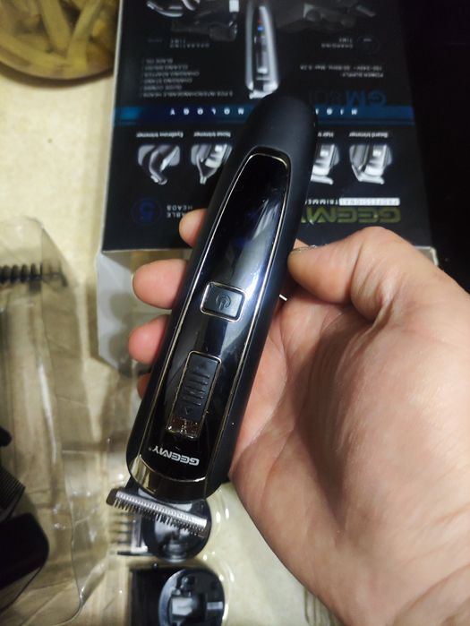 Акумуляторний тример Gemei GM-801 5в1 машинка для стрижки