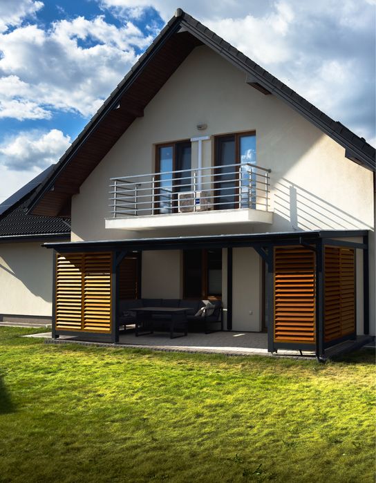 Zadaszenie tarasu : bsh : ogród : wiata : pergola : poliwęglan : tanio