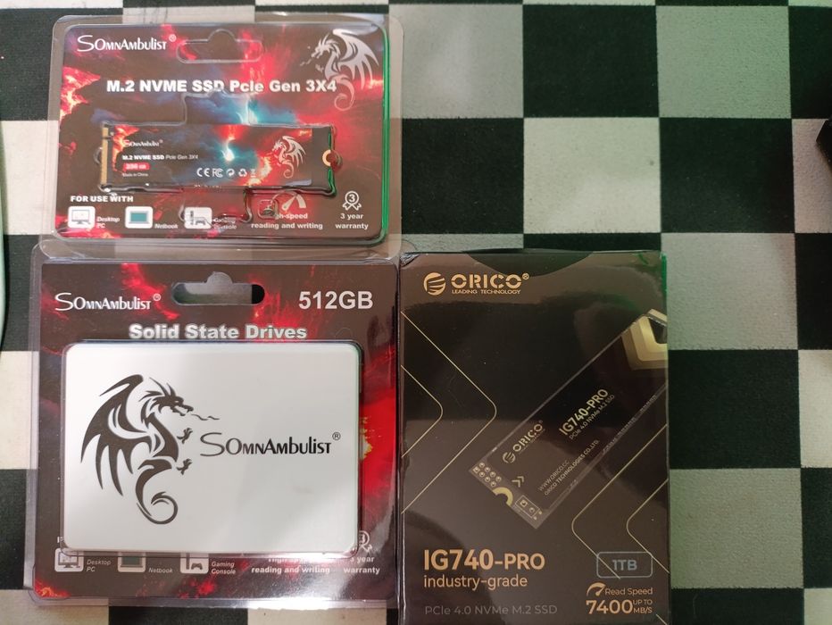 Твердотільний накопичувачі M2 ssd pcie nvme 256gb 512gb 1tb