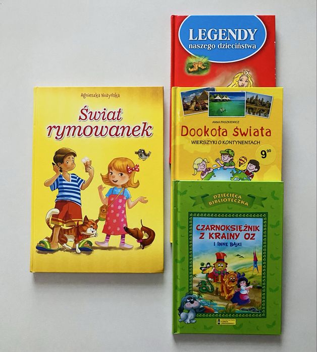 Bajki, wierszyki, legendy, zestaw książek dla dzieci