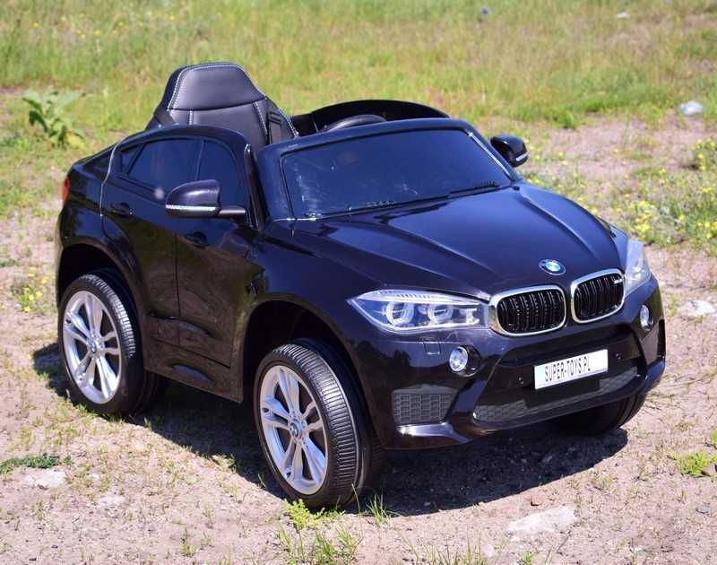 Autko na akumulator BMW X6M jeep dżip dla dzieci pojazd SUV pilot RC