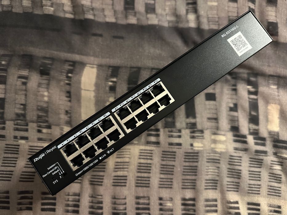 Коммутатор Свіч RG-ES116G-L Потужний, стабільний і дуже надійний