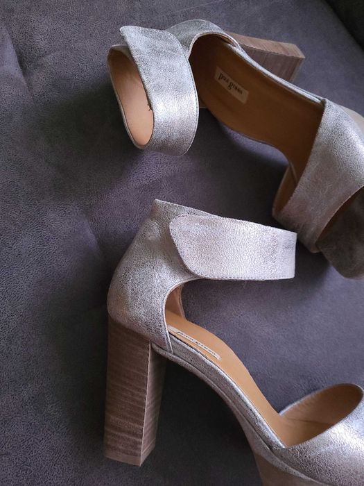 зручні сандалі на високих підборах charlene від paul green р. 39/40