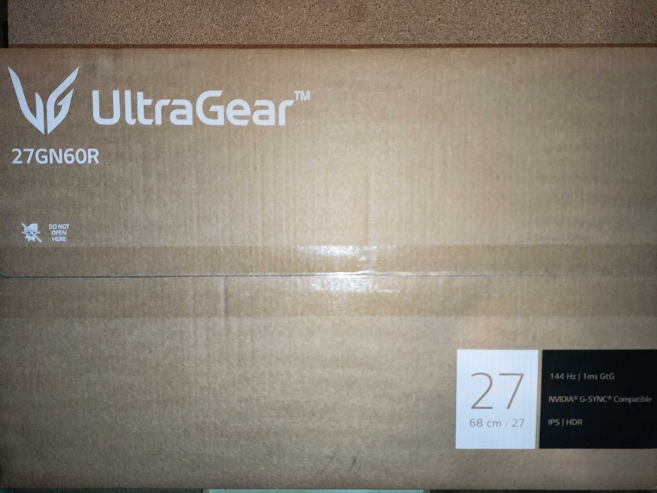 Monitor LG UltraGear 27 IPS 144Hz 1ms