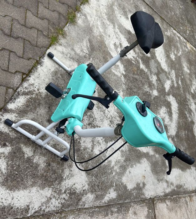 Azurro rower trenazowy stan bdb z minutnikiem i predkosciomierzem