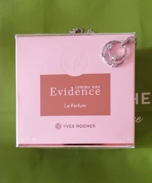 Подарунковий набір духи Evidence 30ml + Кулон Ив Роше Yves Rocher ів